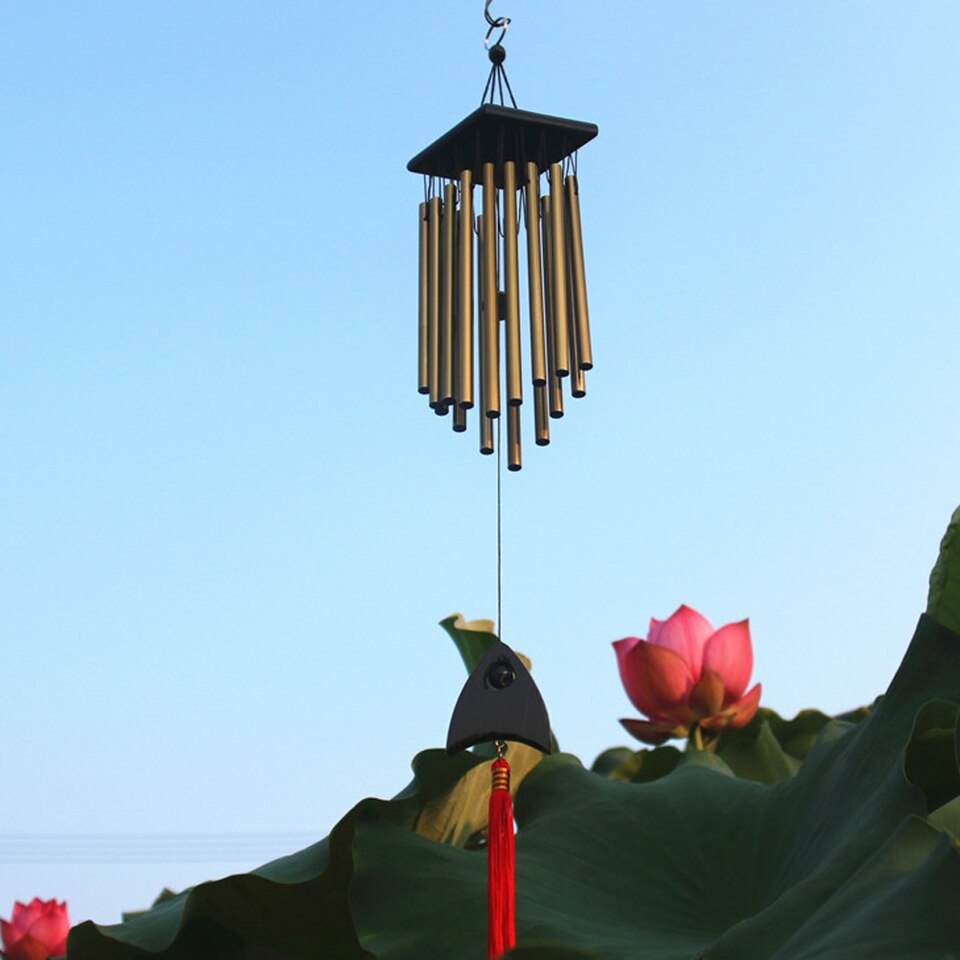 Hanging wind chimes